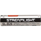 Streamlight 22104 SL-B26 USB Rechargeable Lithium Ion Battery 3.7V 2600mAh X Series Dual Fuel Flashlights, 2-Pack