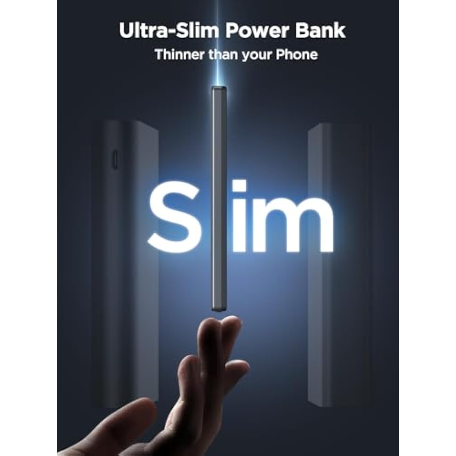 For Magsafe Portable Charger, 5000Mah Slim Magnetic Power Bank For Iphone, 20W Max Fast Charging For Magsafe Battery Pack For Iphone 16, 15, 14, 13, Samsung S25/S24/S23