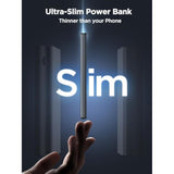 For Magsafe Portable Charger, 5000Mah Slim Magnetic Power Bank For Iphone, 20W Max Fast Charging For Magsafe Battery Pack For Iphone 16, 15, 14, 13, Samsung S25/S24/S23