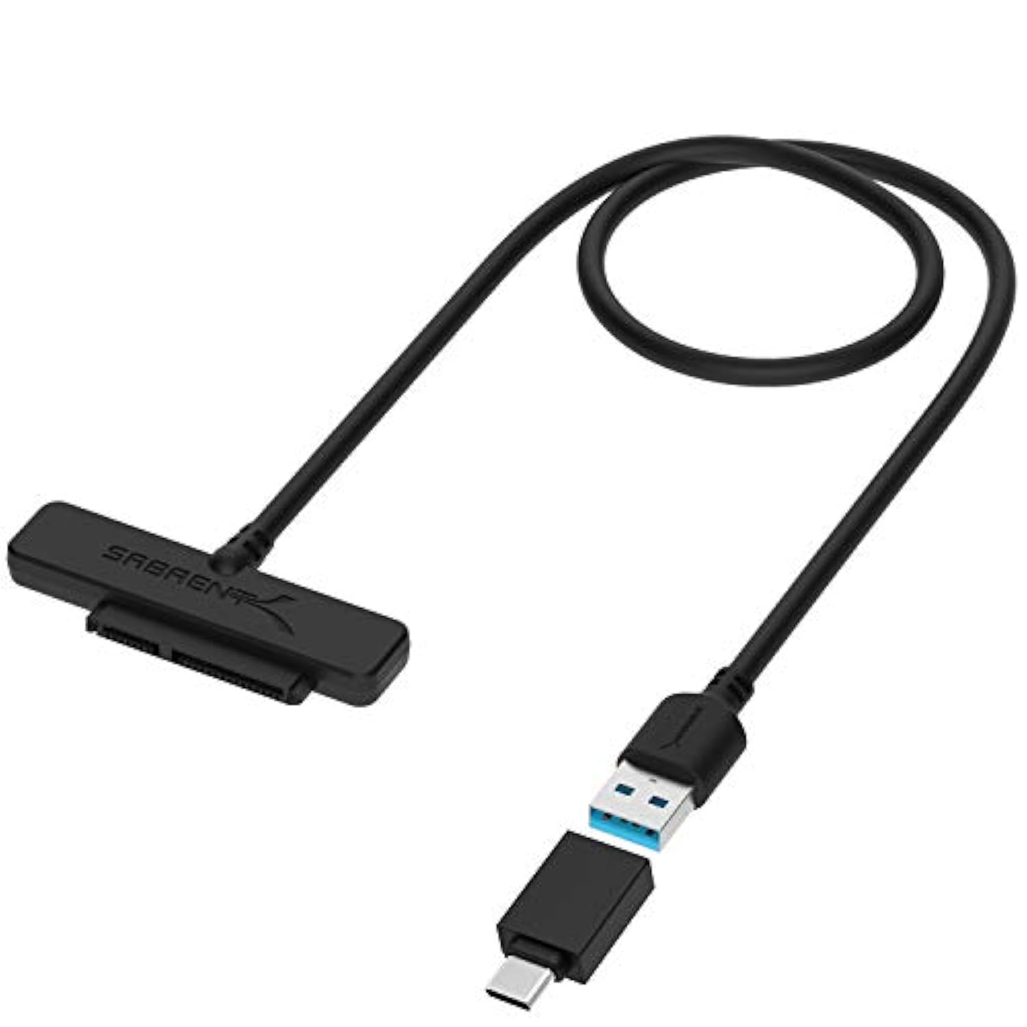 SABRENT USB 3.1 (Type A) to SSD / 2.5 Inch SATA Hard Drive Adapter [Optimized