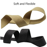 Heavy Cotton Webbing 1 Inch Wide 2 Rolls/ 20 Yards Straps For Webbing