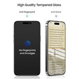 [2 Pack] Matte Screen Protector Designed For Iphone 14 Pro(6.1", 2022), Anti-Glare Anti-Fingerprint Scratch Resistant Tempered Glass, Edge To Edge Full Coverage With Easy Installation Kit
