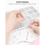 1400 Pcs Letter Beads, 28 Styles Friendship Bracelets Assorted Alphabet Preppy Jewelry Making Kit With Case