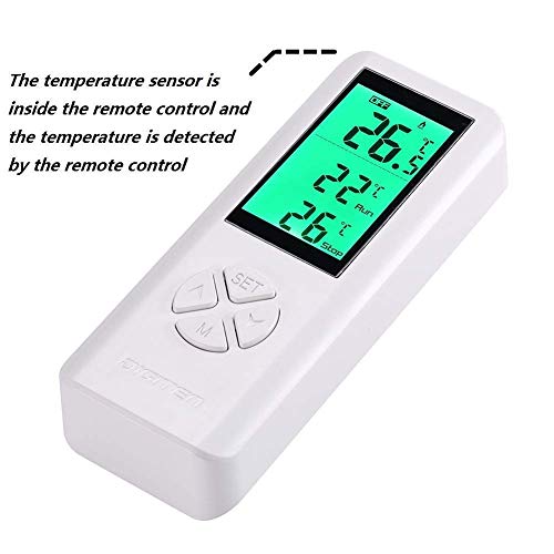 Digiten Wireless Temperature Controller, Remote Control Detect Temp, Digital Remote Thermostat, Plug-In Thermostat Outlet