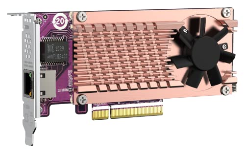 Qm2-2P10G1Tb 2 X Pcie Gen3 Nvme Ssd & 1 X 10Gbe (10G/5G/2.5G/1G/100M) Port Expansion Card To Enhance Performance