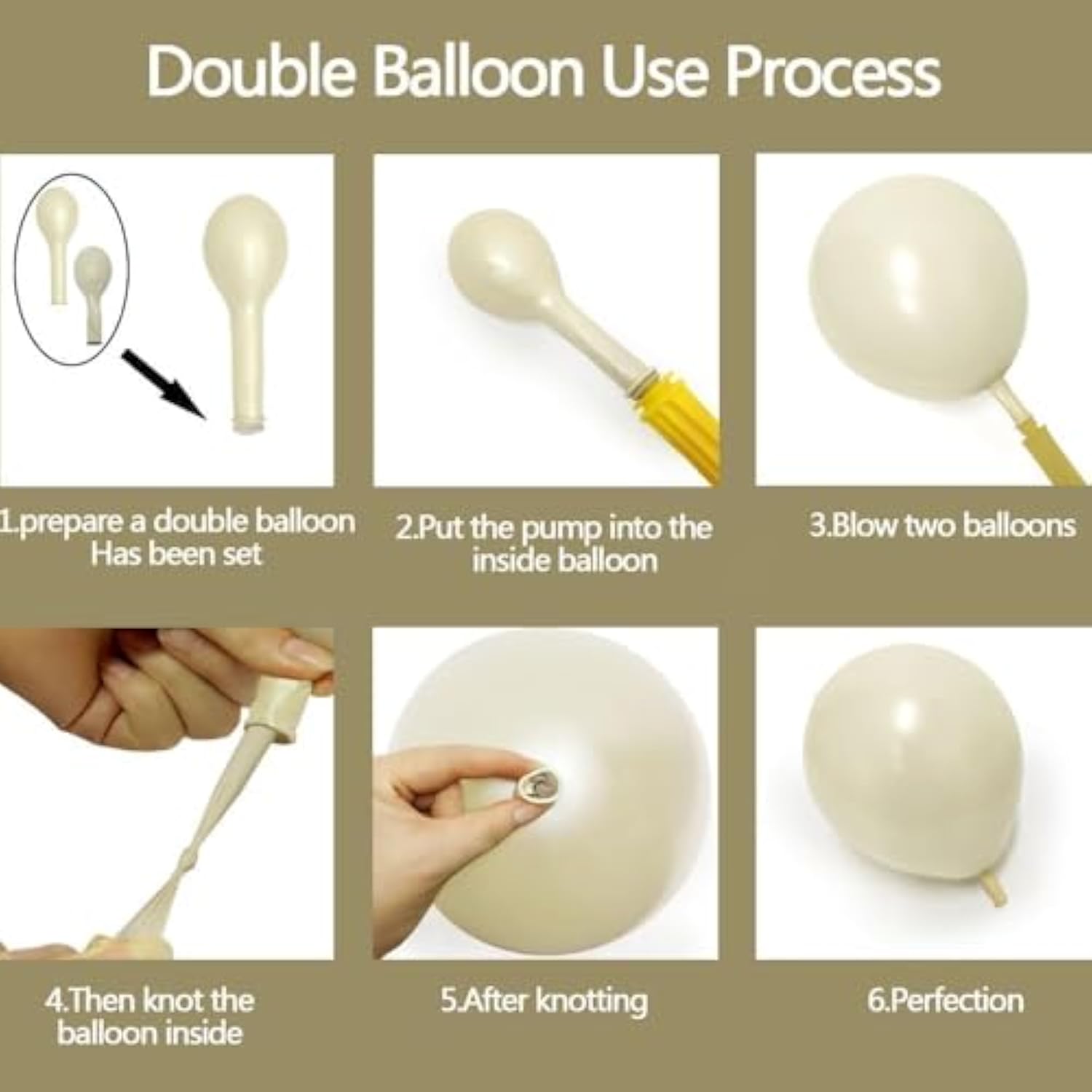 White Balloon Arch Pearl White Balloons Gold Balloon Arch Kit Pearl Sand Balloons Different Size For Wedding Bridal Anniversary Engagement Prom Party Decorations