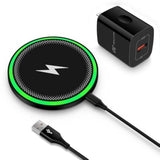 S25 Ultra Wireless Charger, Wireless Charger Fast Charging Pad For Samsung Galaxy S25Plus S25 S24Fe S23 S22 S21 S20 S10,Wireless Phone Charger Android For Google Pixel 9/9Pro Xl/8 Pro/7/6 With Adapter