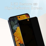 [3 Pack] Privacy Screen Protector For Samsung Galaxy A55 5G, Anti Scratch, 9H Hardness, Ultra Resistant, Bubble Free, Case Friendly, Easy Installation- Black