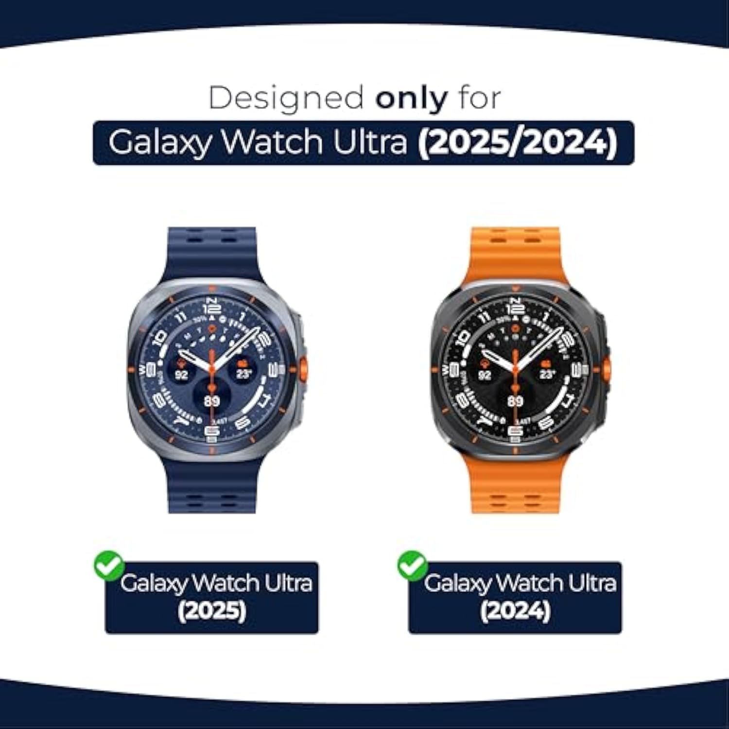 ArmorSuit 6 Pack for Samsung Galaxy Watch Ultra 2025/2024 (47mm) Screen Protector MilitaryShield HD Clear Film - Made in USA