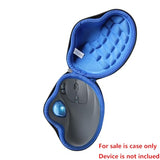 Hard Travel Case For Nulea M501 Wireless Trackball Mouse (Black+Red)