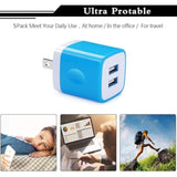 Usb Wall Charger,Charging Block,5Pack 2.1A Wall Plug Power Cube Brick Charger Adapter Compatible With Iphone 16 15 14 13 12 11 Pro Max/Xs/Xr/8/7/6 Plus,Samsung Galaxy S23 S22 S21 S20 A10E A20 A50 A80