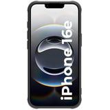 Cute Flower Phone Case Compatible With Iphone 16E, Rose Aesthetic Black Line Art Floral Pattern Print, Hard Pc Heavy Duty Protection Shockproof Cover For Girls Women