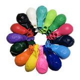 90-Pack 18" Balloons, 15 Colors Latex Balloons for Party Decorations