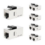 Cat6 Coupler Rj45 Cat6 Shielded Coupler 10-Pack, Ethernet Coupler, Female To F