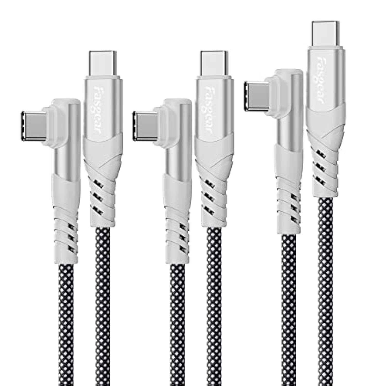 100W Usb C To Usb C Cable - 3 Pack 6Ft & 6Ft & 10Ft Usb 2.0 Type C To Type C P