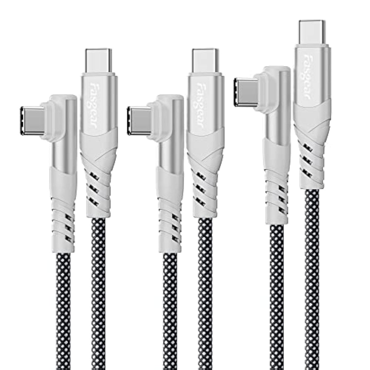 100W Usb C To Usb C Cable - 3 Pack 6Ft & 6Ft & 10Ft Usb 2.0 Type C To Type C P