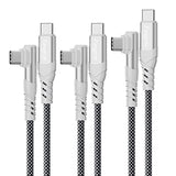 100W Usb C To Usb C Cable - 3 Pack 6Ft & 6Ft & 10Ft Usb 2.0 Type C To Type C P
