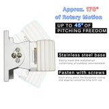 Adjustable Wall Mount Bracket Kit For Ubiquiti Nanostation Ns-5Ac Loco5Ac Nsm5 Locom5 Nsm2 Locom2 Ltu Lite Outdoor Wireless Bridge Mount Hold For Cpe Ap Client Access Point Installation -Pack Of 2