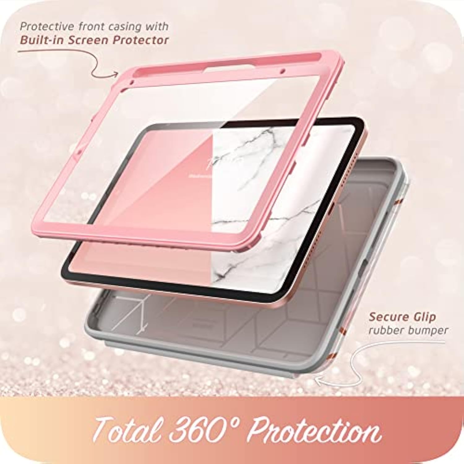 i-Blason Cosmo Case Designed for iPad Mini 6 Case 8.3 inch (2021), Full-Body T