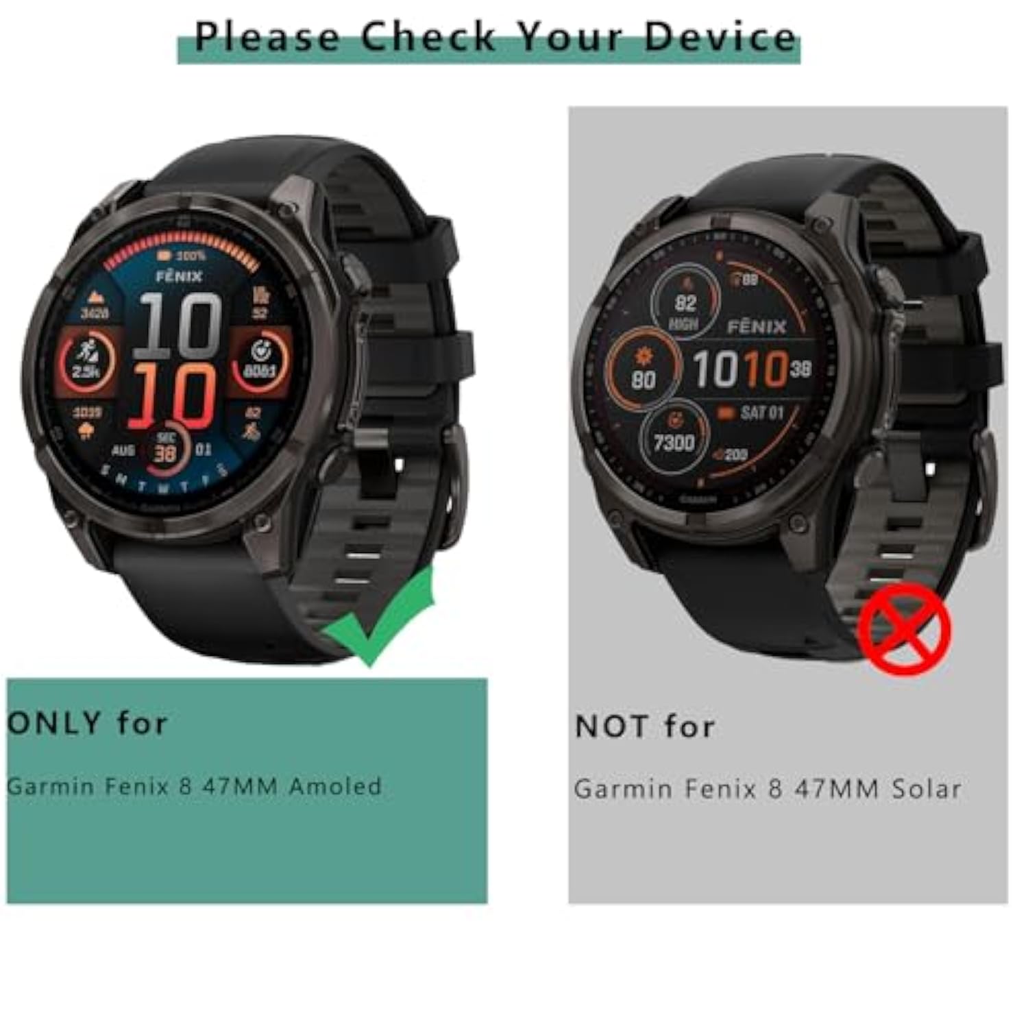 [1+4 Pack] Case With Tempered Glass Screen Protector Compatible With Garmin Fenix 8 Amoled 47Mm (Not For Fenix 8 47Mm Solar), Bumper Full Coverage Protective Soft Cases Face Cover For Fenix 8 Amoled 47Mm