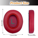 Replacement Earpads For Jbl Tune 700(700Bt)/710(710Bt)/720(720Bt)/750(750Bt,750Btnc)/760(760Nc)/770(770Nc) Headphones, Ear Pads Cushions With Softer Noise Isolation Foam-Red