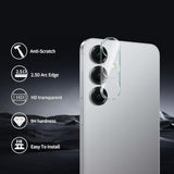 3 Pack For Samsung Galaxy S25+/S25 Plus Camera Lens Protector, Tempered Glass Film 9H Hardness, Scratch Resistant, Hd Clear, Case Friendly