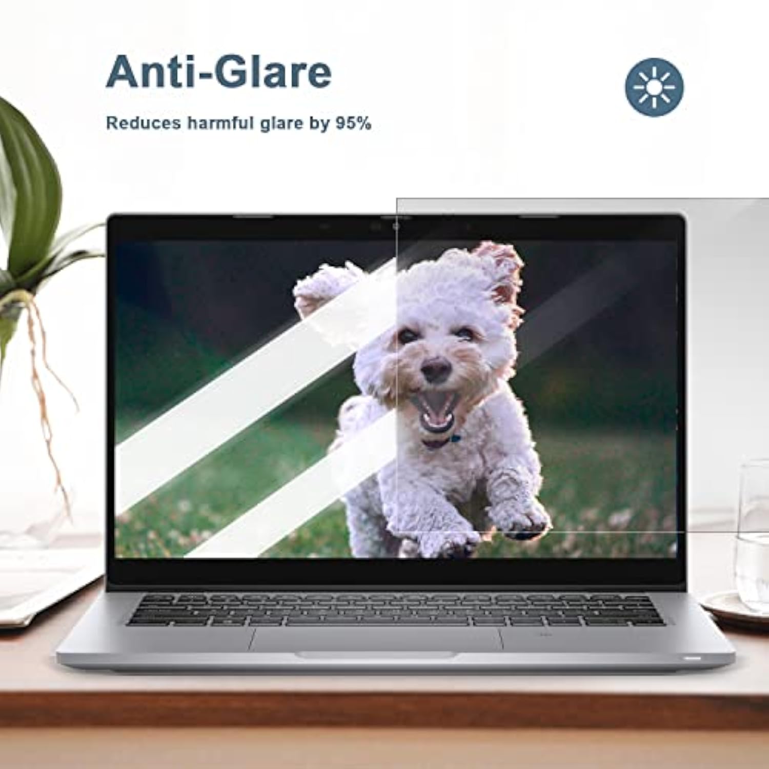 Laptop Privacy Screen 15.6 Inch ,Anti Glare Blue Light 15.6 Screen Protector