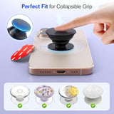 10-Pack 3M Sticky Pads for PopSocket Base 1.38" Strong Adhesive
