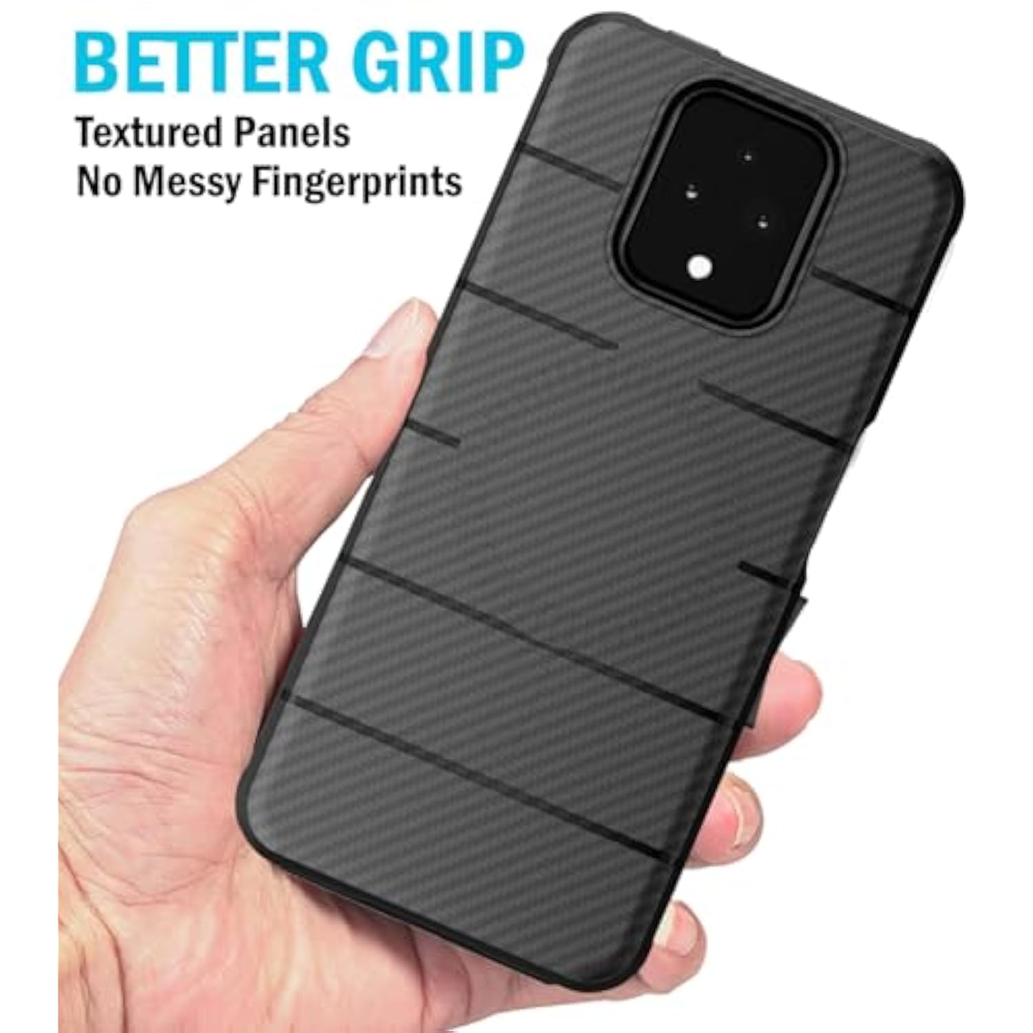 Nakedcellphone Flex Series for Sonim XP Pro 5G Phone Case (2024, X800) Compatible with MagSafe - Carbon Fiber Design