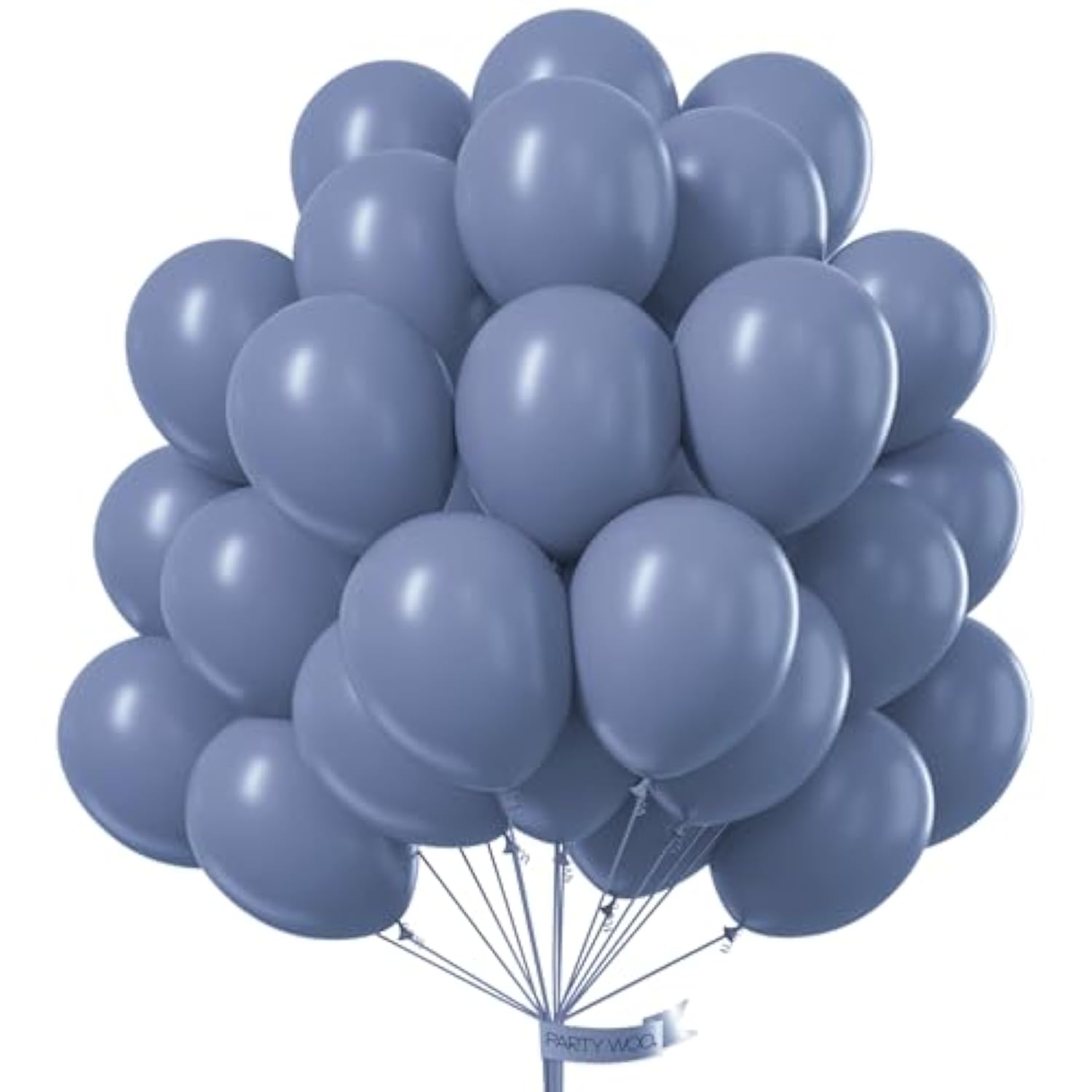 Dusty Blue Balloons 50 Pcs 12 Inch Boho Blue Balloons For Graduation Wedding Baby Shower Gender Reveal Anniversary Birthday Party Decorations Blue-F16