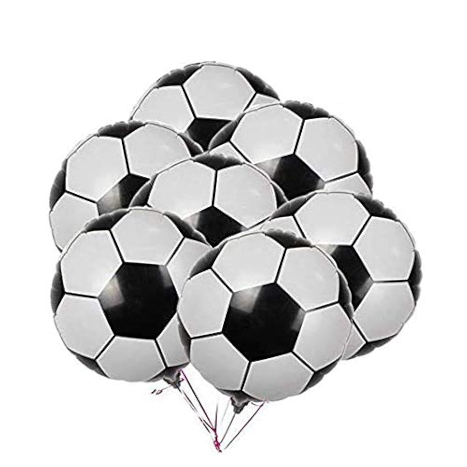 10 Pc 18 Inch Mylar Soccer Balloons for World Cup Party Decorations