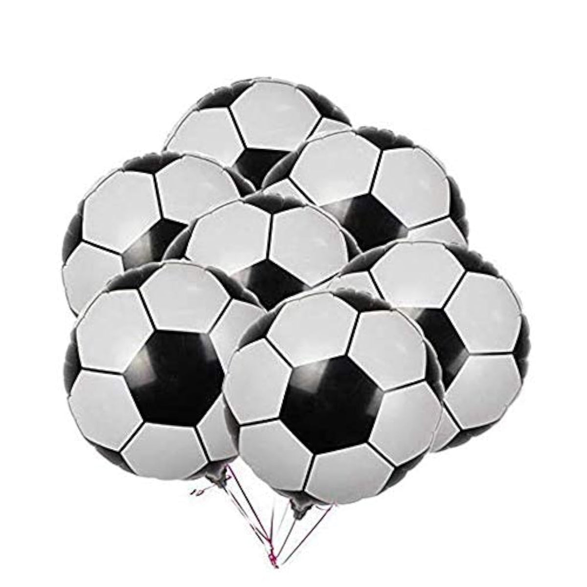 10 Pc 18 Inch Mylar Soccer Balloons for World Cup Party Decorations