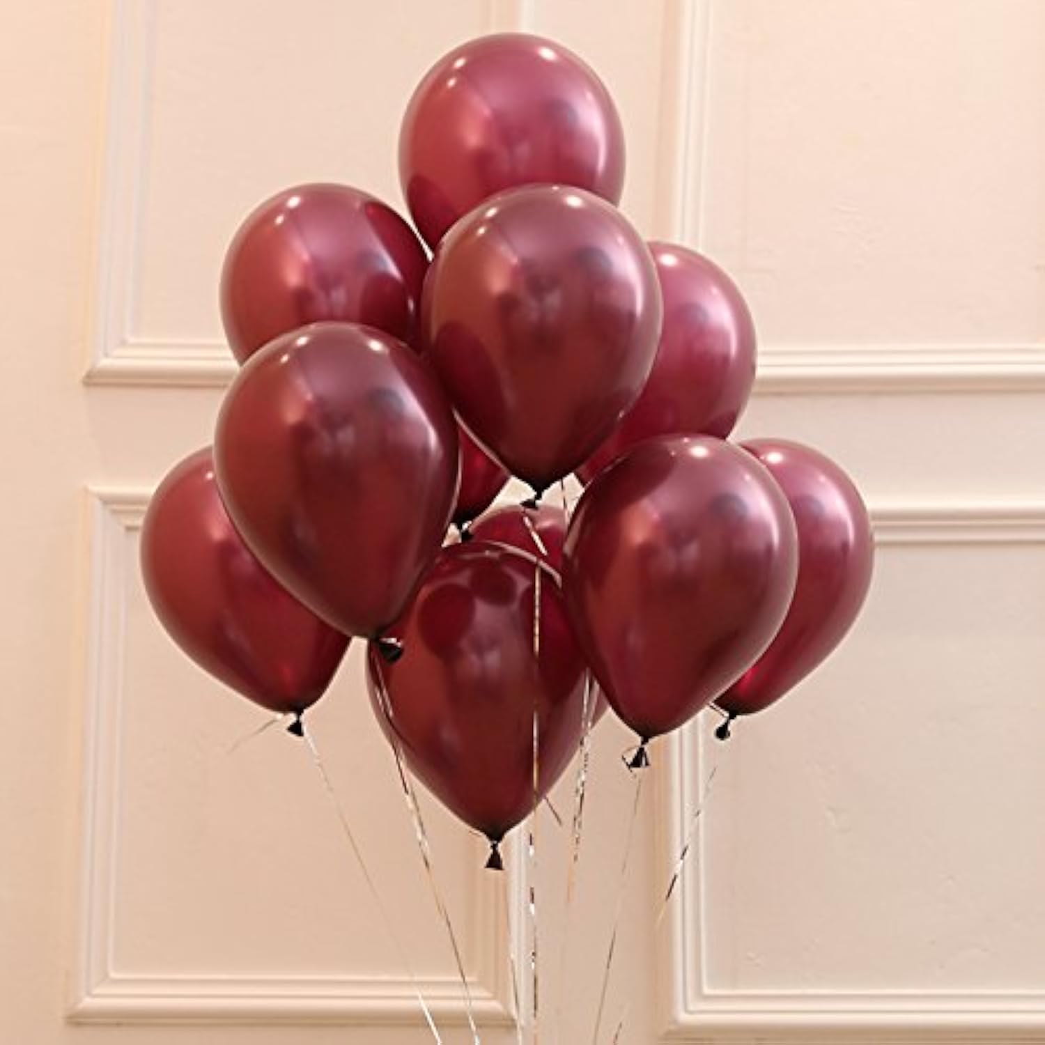 Latex Balloons, 100-Pack, 12-Inch Burgundy(Burgundy)