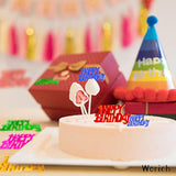 Metallic Foil Table Confetti Happy Birthday Words Letters For Party Decorations