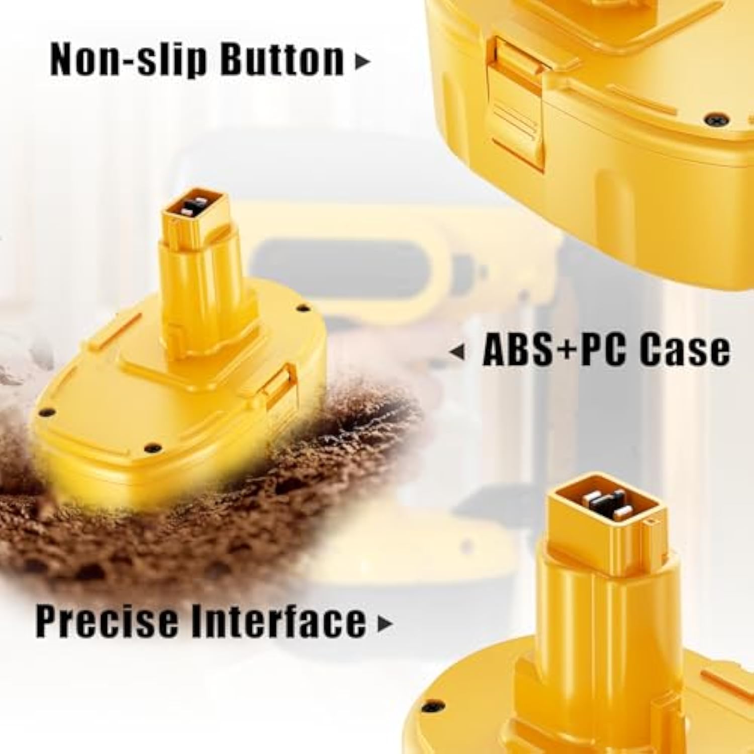 5.0Ah Replacement For Dewalt 18V Battery Compatible With Dewalt 18V 18 Volt Battery Replacement Dc9096 Dc9098 Dc9099 Dw9095 Xrp Ni-Mh 2Pack