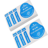 50pcs Dust Removal Stickers, Computer Cellphone Tablet Screen Cleaning Decals, 8 x 5cm Laptop Absorber LCD Dusting Stickers Tools for Cell Phone