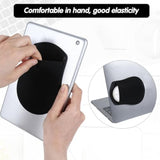 Universal Stick-On Mouse Pouch For Laptop, Slim Holder For Wireless Mouse, Reusable Adhesive Pocket For Computer, Office, Home - Black