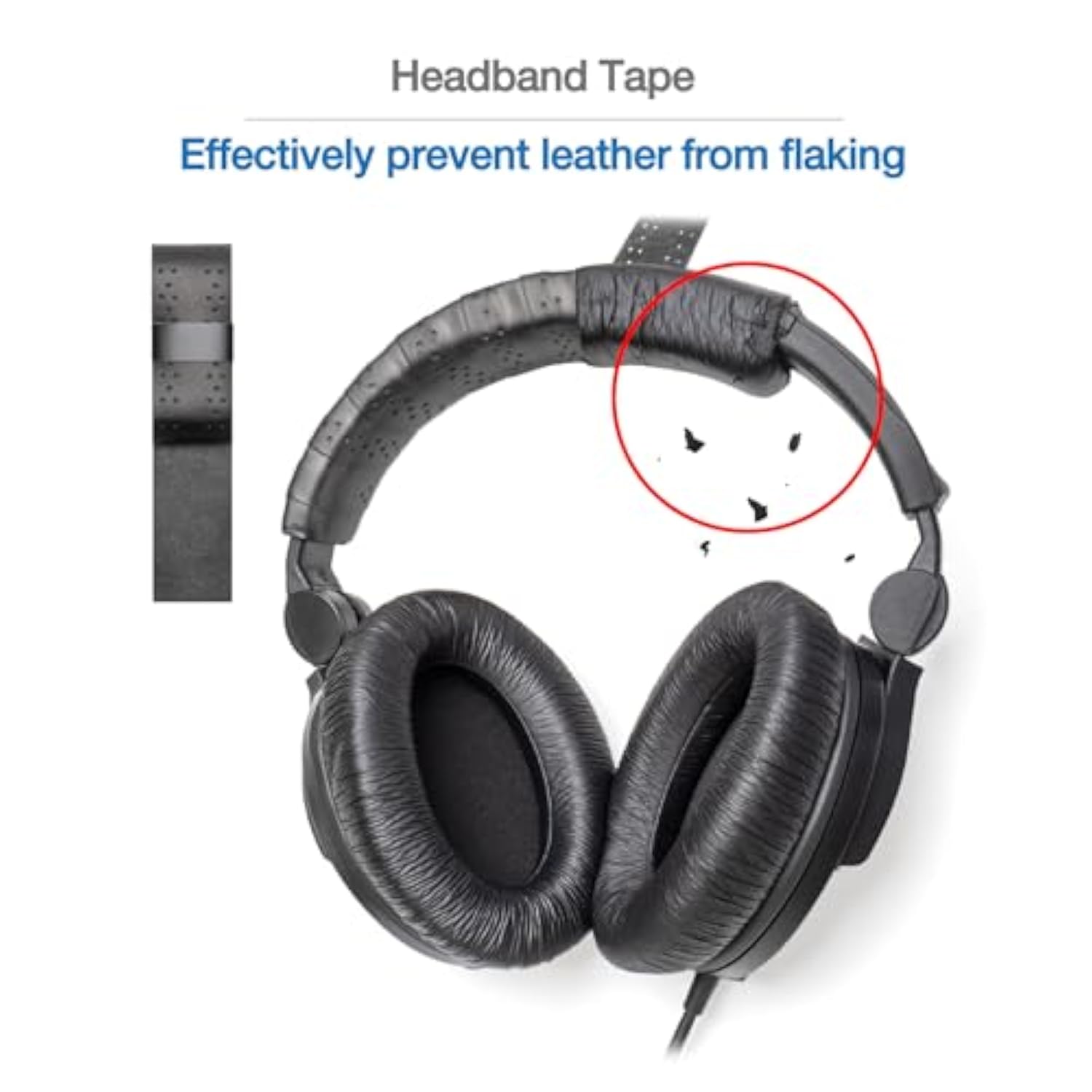 Headphone Headband Cover Cushion Compatible With Sennheiser Hd280 Hd280 Pro,Hd380,Hd380-Pro,Pc37X,Pc38X,Pc350,Pxc350,Pxe350,Pc360 Headphone-Headband Tape Protection