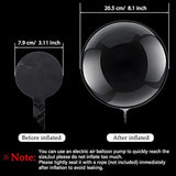 30 Pieces Bubble Transparent Balloons Bobo Balloons Crystal Bubble Cle