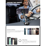 For Magsafe Car Mount Charger, Magnetic Wireless Fast Charging For Iphone16,15,14, 13, 12 Pro Max,Plus,Mini,3-In-1 Vent/Dash/Windshield Auto-Alignment Phone Holder?No 36W Qc3.0 Adapter?