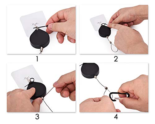 Ds.Distinctive Styl Vr Accessories Cable Management 6 Packs - Drill Free Retractable Ceiling Suspension System For Htc Vive/Htc Vive Pro Virtual Reality/Oculus Rift/Playstation Vr/Microsoft Mr