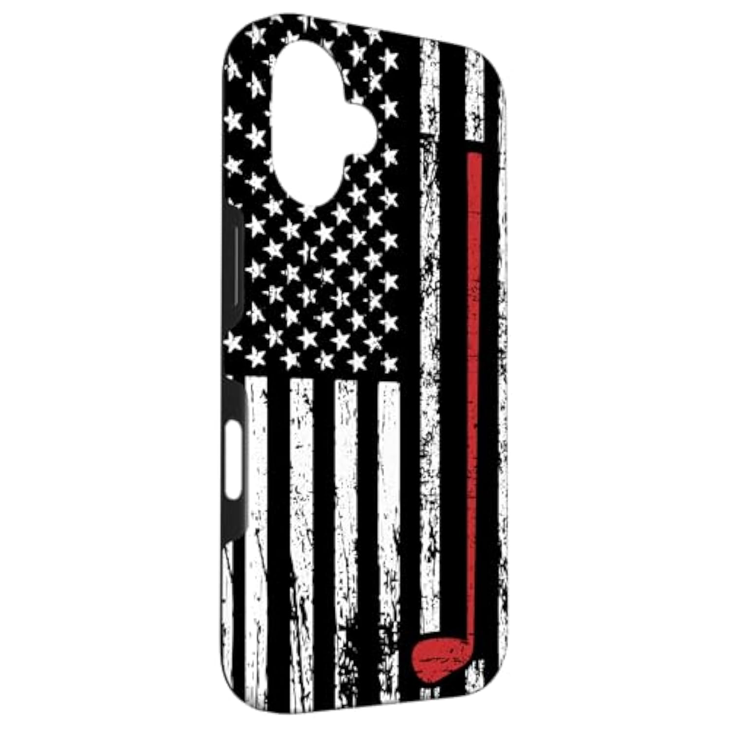 Iphone 16 American Flag Golfing Golf Clubs Usa Flag For Golf Lovers Case
