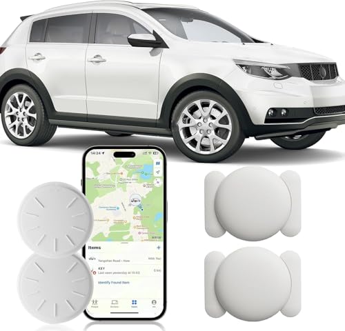 Car Tracker Gps Tracker For Vehicle,No Monthly Fee Gps Car Tracker,Real Time Gps Tracking Device With Magnetic Case,Global Coverage Location Tracker For Car,Pet,Kids,Elderly,Items-White,2Pcs