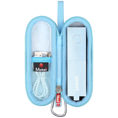 Hard Case Suitable for Anker Portable Charger 511 Power Bank 5,000mAh, Waterproof Shockproof Battery Pack Holder, Case Only, Blue