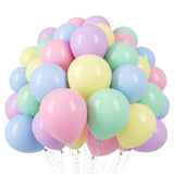 110pcs 12" Pastel Macaron Balloons — Latex Party Decoration Set