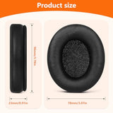 Replacement Ear Pads For Skullcandy Crusher Evo/360/Wireless/Anc/Anc 2, Hesh 3/Evo/Anc, Venue Wireless Headphones, Skullcandy Earpads Cushions With Noise Cancelling Foam, Soft Protein Leather