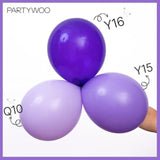 Purple Balloons Arch Kit 100pcs Lavender Lilac Balloon Garland for Party Decorations