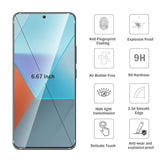 2+2 Pack For Xiaomi Redmi Note 13 Pro 5G/Poco X6 Screen Protector With Camera Lens Protector,Full Coverage 9H Tempered Glass Film,Hd Clear Scratch Resistant,Bubble-Free