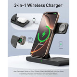 2025 Traveling Portable Wireless Fast Charger For Apple & Android Charging Station, 3 In 1 Charging For Iphone 16 15 14 13 12, Apple Watch Series & Air Pods 4 3 2 Pro, Samsung Galaxy-Gifts For Family