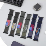 Trail Loop Nylon Band - Compatible with Apple Watch Ultra 3/2/1 Series 11/10/9/8/7/6/SE/5/4/3 Men Women,Rugged Elastic Fabric Sport Strap for iWatch